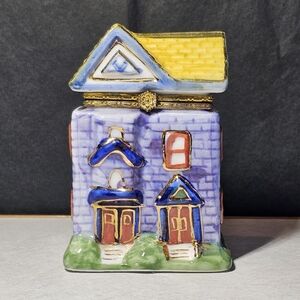Charming Blue Trinket House